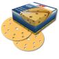 Preview: K555 - Yellow sanding disc, 14+1 hole pattern, Ø 150mm; P 40